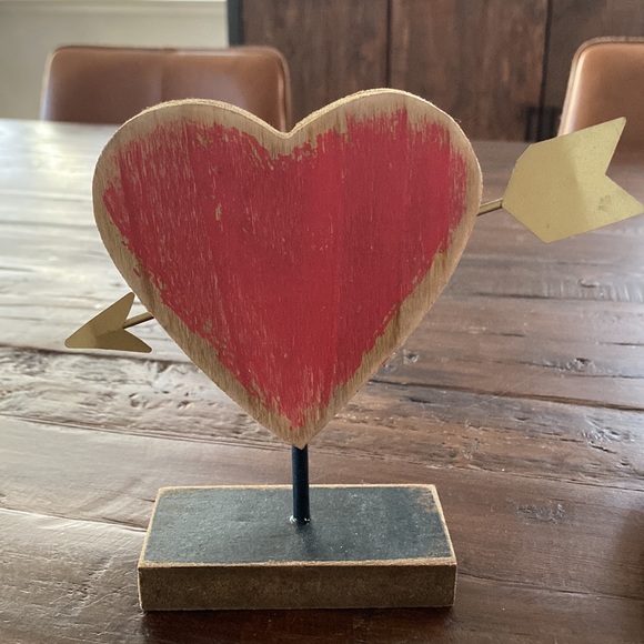 Wooden Valentine Decor SET (hanging & table/mantle top) - Picture 2 of 12